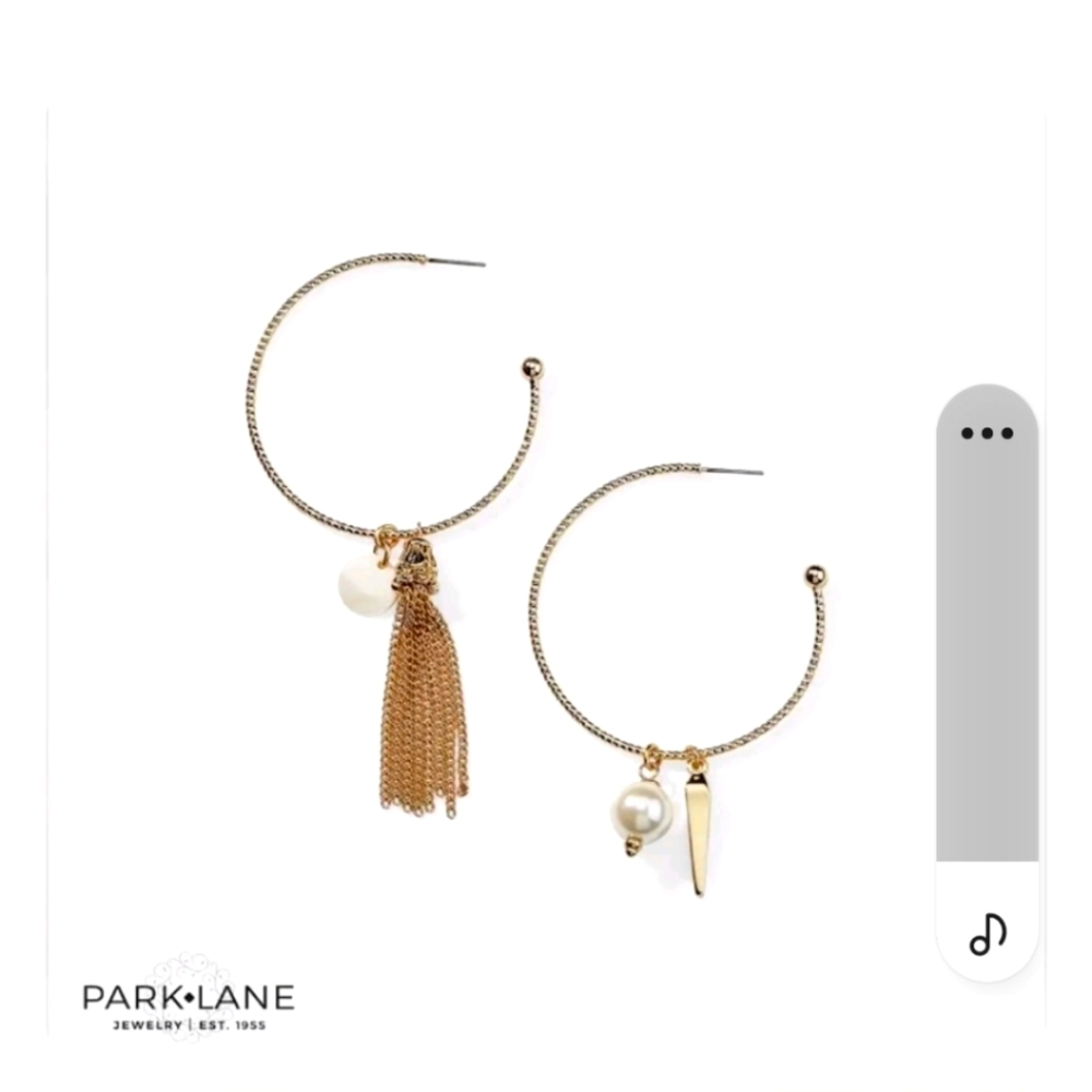 Park Lane Haze Earrings goldtone/pearl